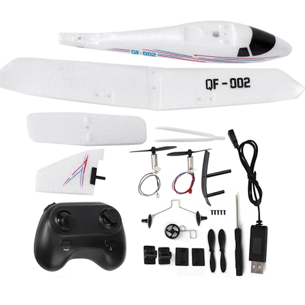 DIY fastvinget flymodell glider fallbestandig fjernkontroll fly RC fly (uten LED)