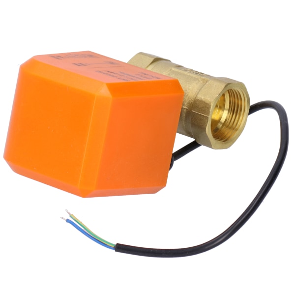 2-vägs elektrisk kulventil 2-tråds mässing motoriserad mekanisk utrustning DC12/24V DN25