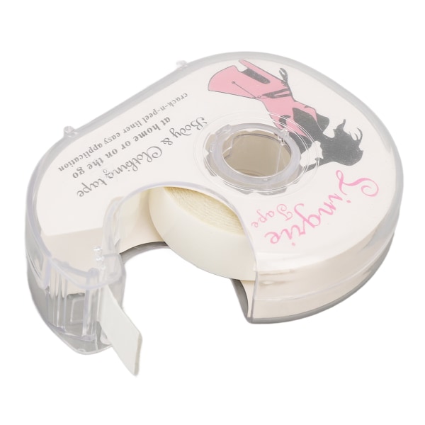 2 ruller kvinder dobbeltsidet tape med dispenser Gennemsigtig til modetøj Krop All Skin