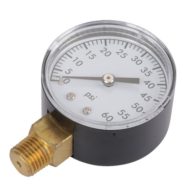 0-60psi tryckmätare manometer för vatten luft olja urtavla instrument bas ingång NPT 1/4\"