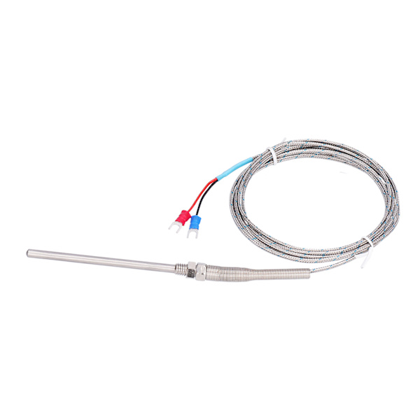K Typ Temp Termoelement Temperatursensor Thermal sond Rostfritt stål 0~600℃ WRNT187(Röd Svart Linje Typ 3 Meter)