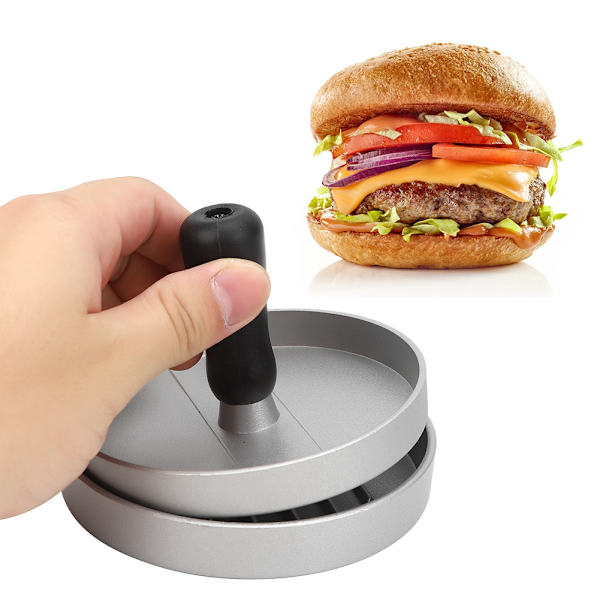 Hamburgerpress Köttform Manuell Tryck Köttpaj Burgermaskin DIY Kökstillbehör