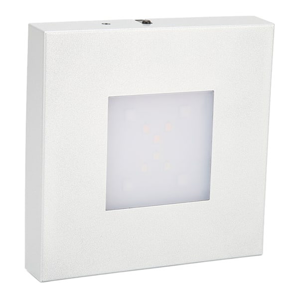 LED Display Bas Sekventiell Belysning Sqaure Light Display Stand USB Laddning för glasfigurer Konstsmycken