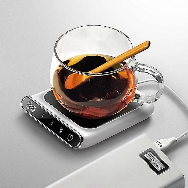 Bärbar Muggvärmare Matta USB Automatisk Värmeplatta För Uppvärmning av Kaffe Mjölk Te