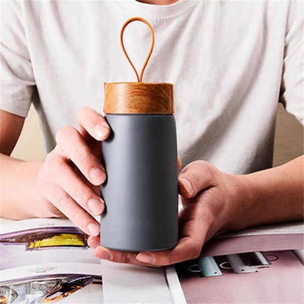 Isolerad Kaffemugg Rostfritt Stål Tumbler Vattenmugg Termisk Kopp, A