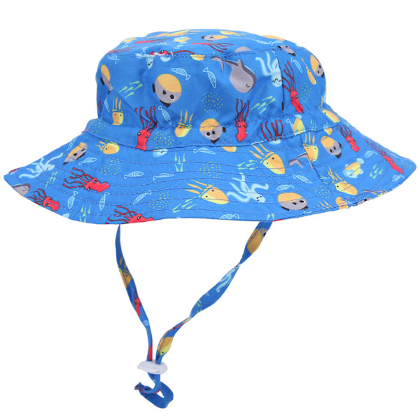 Hurtigtørrende spandhat unisex baby boy girl udendørs justerbar strandhat spandhat1# M