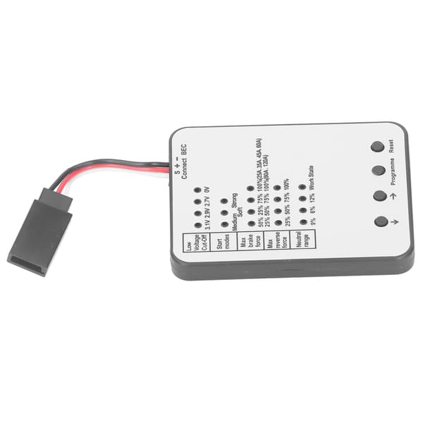 Programmeringskort RC Bil Programmeringskort LED Programkort ESC Programmeringskort För ZD Racing