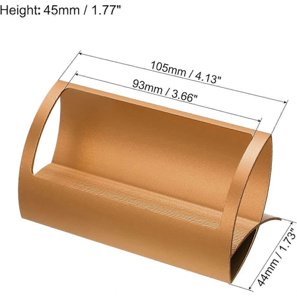 Visitkort Holder, 1 Pakke Aluminium Navnekort Samling Display Stand Organizer til Kontorbord, Blå