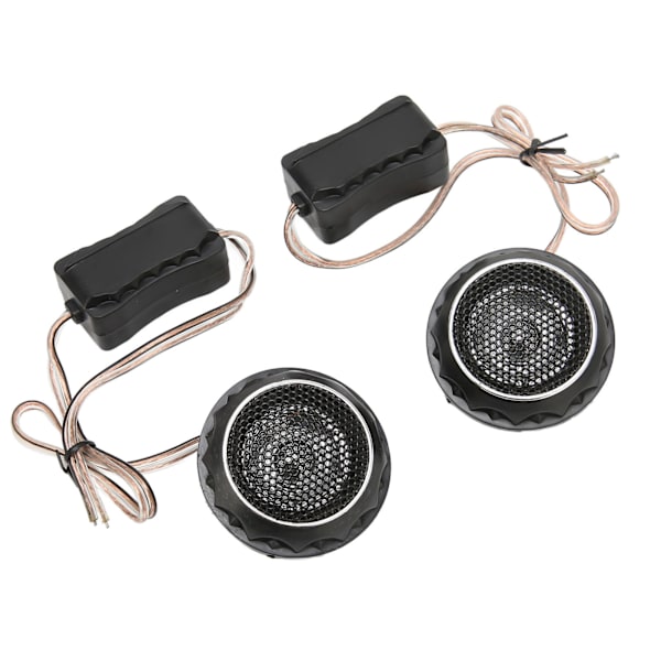 2 stk Dome Diskanthøyttaler 140W metallisk jernhøyttaler Universal for bilstereosystemer