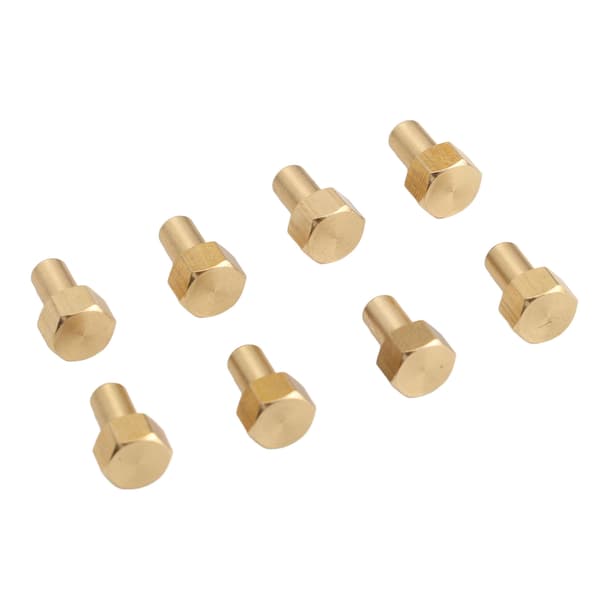 8 stk 1/24 RC sekskantmutter messing slitesterk RC hjullåsemutter erstatning for Axial SCX24 8 mm / 0,31 tommer