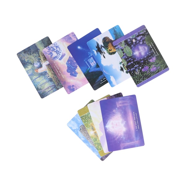 Underhållning Belagd Pappers Tarot Kort Spådom Spelkort Interaktion Brädspel