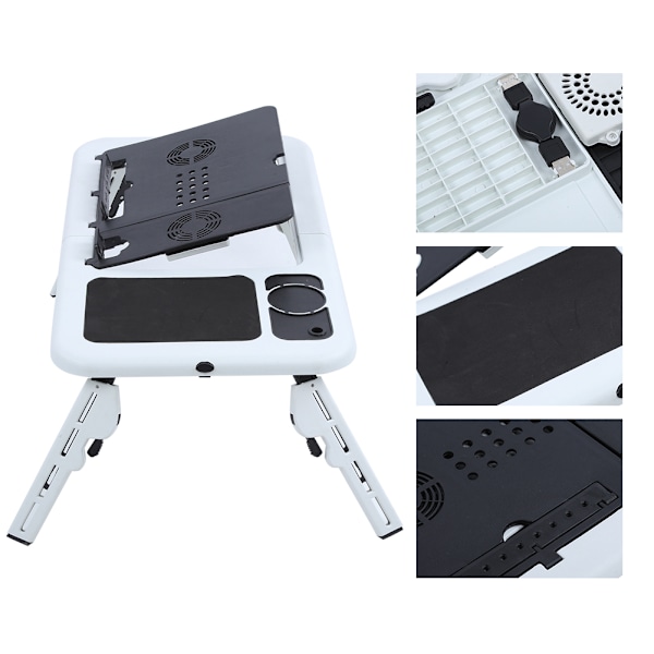 Bærbar computer bærbar pc foldbar bærbar seng sofa skrivebord stativ bord bakke cool fan