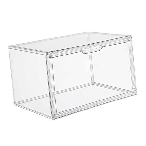 Väska Display Case Clear Vattentät Dammtät Stark Magnetisk Design Skor Förvaringslåda för Anime Figur Handväska