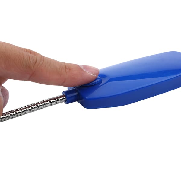 5V Fleksibel Svanehals Mini USB 28 LED Bærbar Leselampe Datamaskinlampe Med Bryter Blå