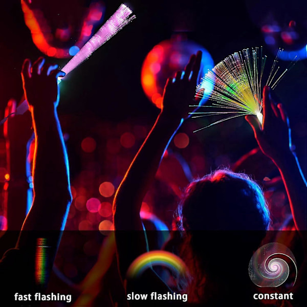 15 stk. Glow Sticks Party Pack til Børn og Voksne, LED Lysende Stave Lyser i Mørket Sjove Festartikler til Fødselsdag, Jul, Nytårsfest