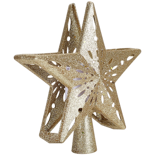 LED Snefnugaprojektorlampe Lys Snefnug Roterende Juledekoration GoldenEU Stik 220V
