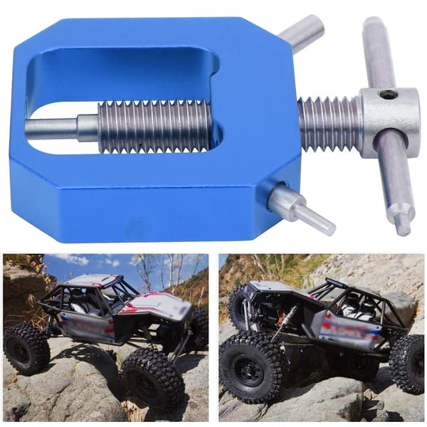 Aluminiumlegering Motor Opinion Gear Puller Remover Passar för HSP 1/10 RC Bilmodell Blå