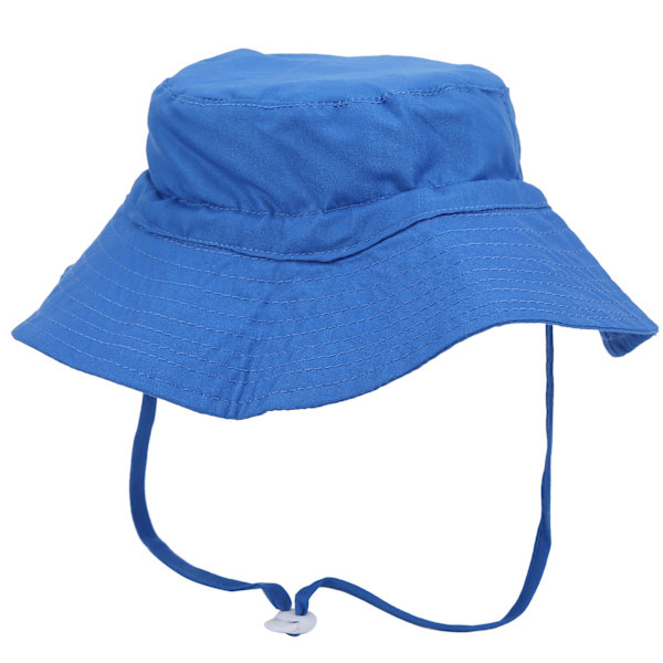 Lasten ämpärihattu Unisex Baby Boy Girl Ulkona Säädettävä Rantahattu Ämpärihattu Kuninkaallinen Sininen S