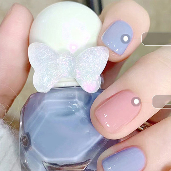 Nagellack Gel Vattenbaserad Hög Glans Blank Hållbar Frostad Nagellack för Damer B09