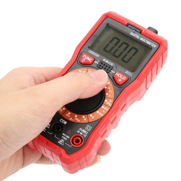 Digitalt Multimeter Bærbart UA9233A Strøm Spænding Kapacitans Tester til Elektriker