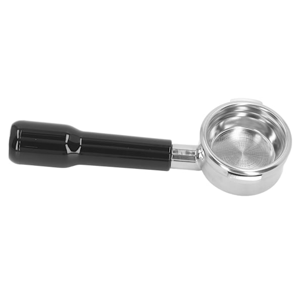 58mm Pohjaton portafilter 2 korvaa Ruostumaton teräs Irrotettava kahvikoneen lisävaruste Breville 9 -sarjaan Musta