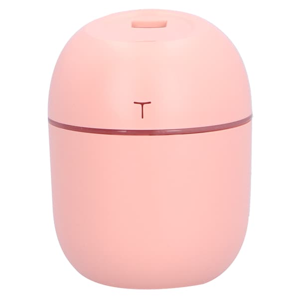 Bærbar Mini Luftfugter USB Opladning Skrivebords Luftfugter Soveværelse Luftfugter med LED Lys Pink