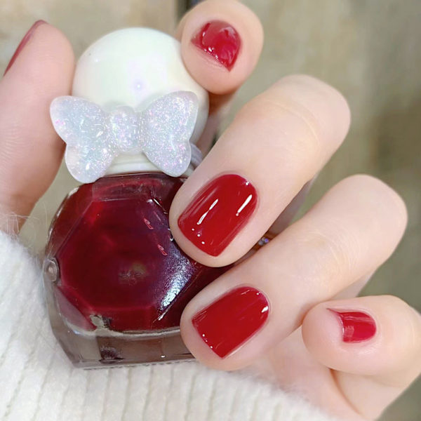 Nagellack Gel Vattenbaserad Hög Glans Blank Hållbar Frostad Nagellack för Damer B04