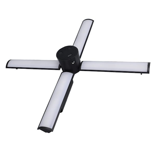 Fällbar LED-lampa USB Micro 2600mAh 5 nivåer ljusstyrka 3 färgtemperaturer Videoljus Fyllningsljus för livestreaming