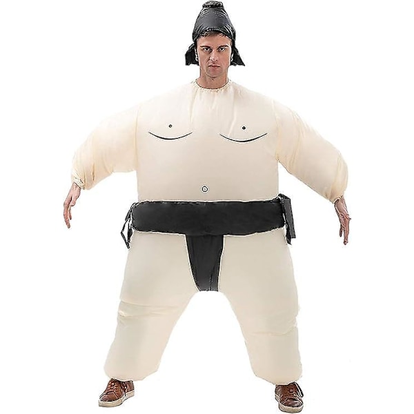 Hauska Ilmapatja Sumo Painija Asu Halloweenille - Aikuisten Koko 150-190cm