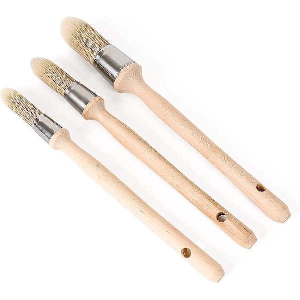 Små malerbørster for vegger, 4 pakker - Perfekt for listmaling, touch-up og kantmaling