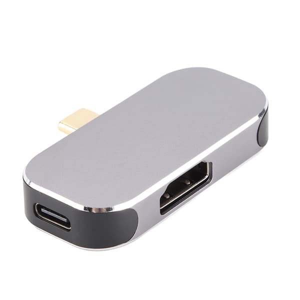 USB C -telakka 3-in-1 Type C uros HD Multimedia Interface USB A Type C naaras -telakointiasema Windowsille ja Androidille