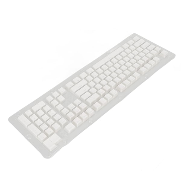 PBT Tangentbord Hög Låg Layout Dubbellager 2 Färg 108 Tangenter Mekaniska tangentbord för 61 87 104 108 Tangentbord Vit