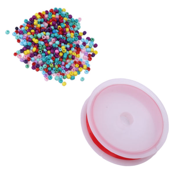 Beads String Kit Forbedre visuelt Forskellige farver Keramiske Wear Beads Legetøj til Amblyopia Training Medium 0.04in