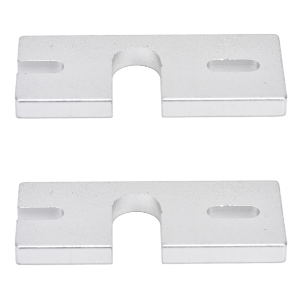 2 stk. Hot End Fast Plademontering Aluminiumlegering Rektangulær til Reprap V6 3D-printer