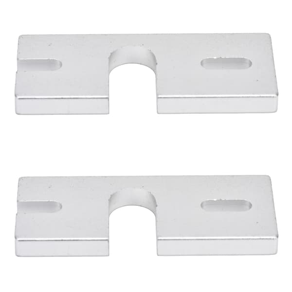 2 stk. Hot End Fikseringsplate Feste Aluminiumlegering Rektangulær for Reprap V6 3D-skriver
