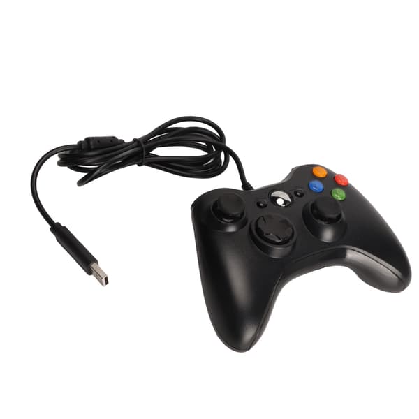 Kablet spilcontroller Multifunktionel komfortabel kablet gamepad med vibration til Android-spil Sort