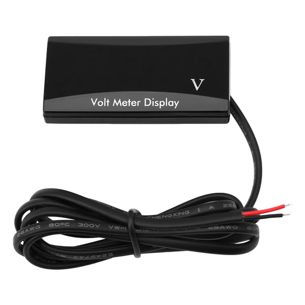 12V Bil Motorcykel Digital LED Display Voltmeter Spänningsmätare Panelmätare (Blå)