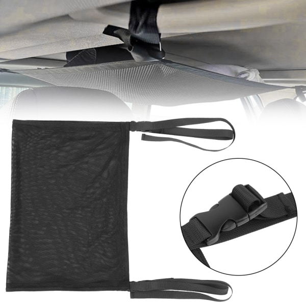 Multifunksjons bagasjeoppbevaringsbag bak bagasjerom for bil Elastisk netting bagasjerom biloppbevaringsveske. Campingoppbevaringsnett