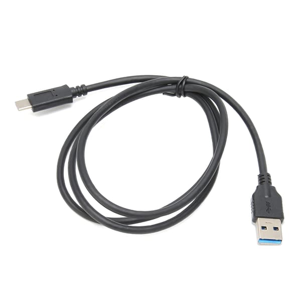 Ladekabel Svart PVC 1 Meter Rask Hastighet TypeC USB3.1 til USB3.0 Laderkabel