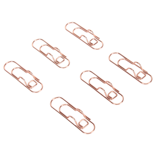 20 kpl Iron kynäpidikkeet Rose Gold kynäpidikepidikkeet Pienet kannettavat kynäpidikkeet paperitavaroihin toimistoasiakirjoihin