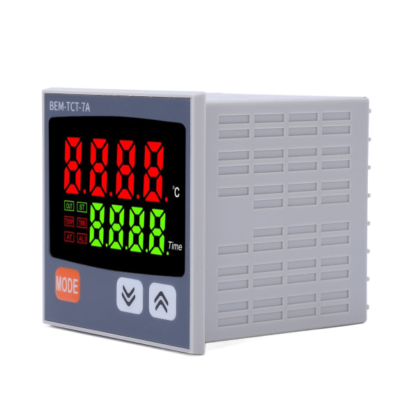 Termostat Tid Digital Display K Type Input Multifunktionel Termostat til Varmepresse Maskine 100‑240V