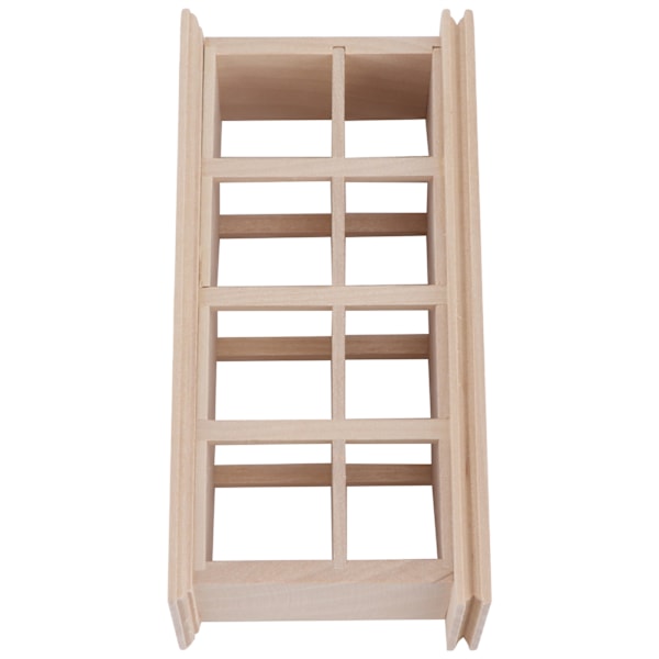 1/12 skala miniatyrmat tårta display docka bageri skåp trä display bageri tårta skåp