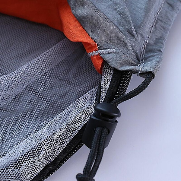 Resehammock för Camping 260 x 140 cm - Dubbel eller Enkel Hängmatta med Myggnät, Hängande Hammock, Ultralätt Hammock, Trädgårdshammockar, Överlevnadskit,