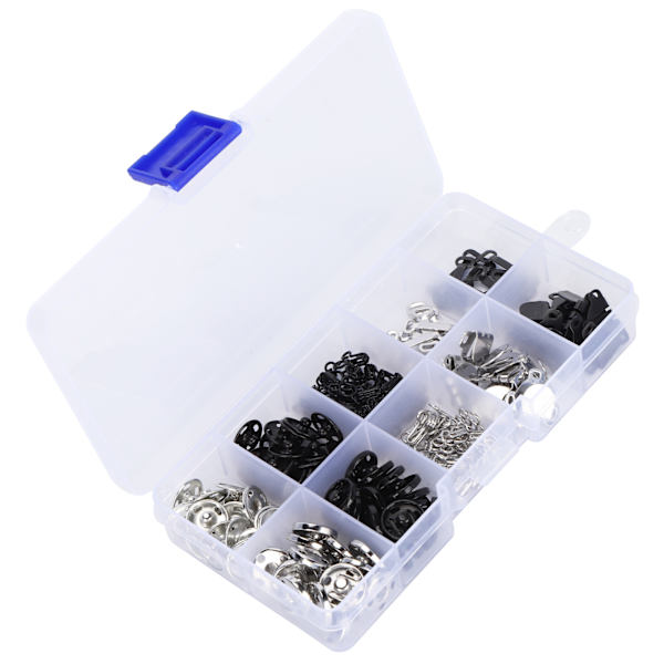 40 set syknappar 40 set ögon sykrok 20 set kjol krok tyg fixering verktyg mässing 12mm