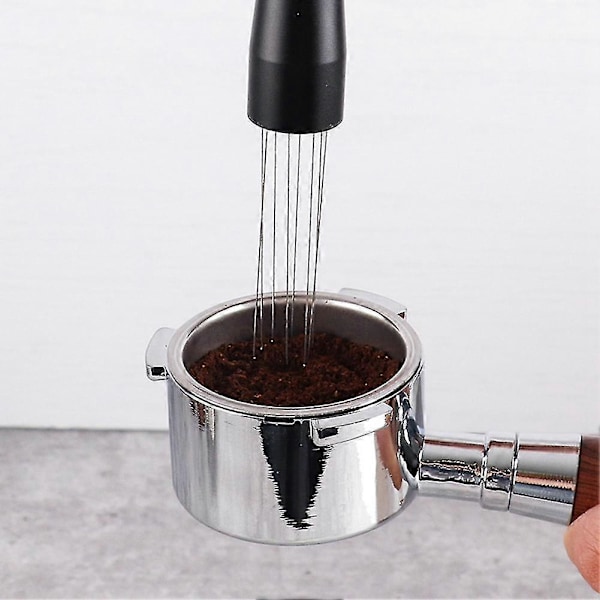 Kaffestirr Omrörare Handstamp - Barista Distributionsverktyg WDT Nåltyp Distributör