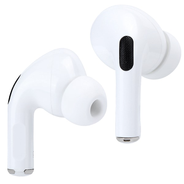 Ekte trådløse hodetelefoner Bluetooth 5.0 Sport Hodetelefoner In-Ear Ørepropper med digitalt display Hvit