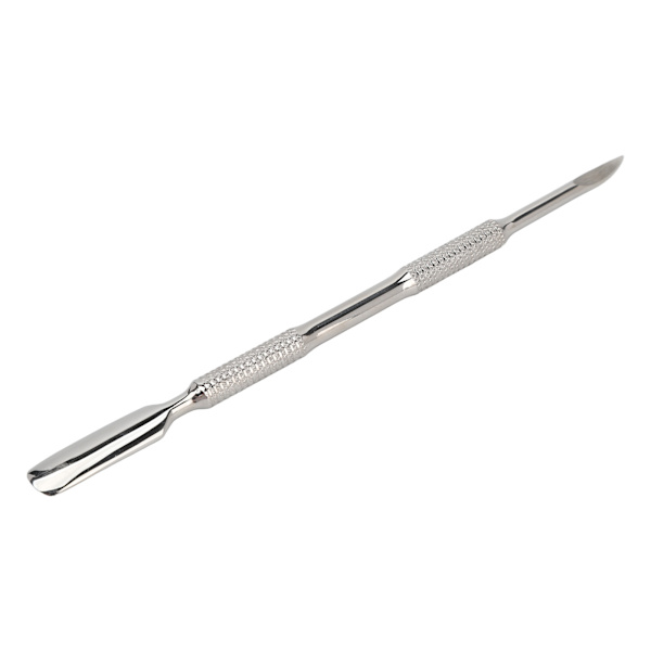Dual Head Cuticle Pusher Rustfritt stål Cuticle Pusher Neglepedikyrverktøy for fjerning av død hud callus