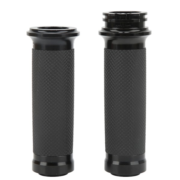 1 par 25 mm motorcykelhandtagsgrepp svart bekväm grepp anodiserad universell rostskydd för motorcykelcyklar