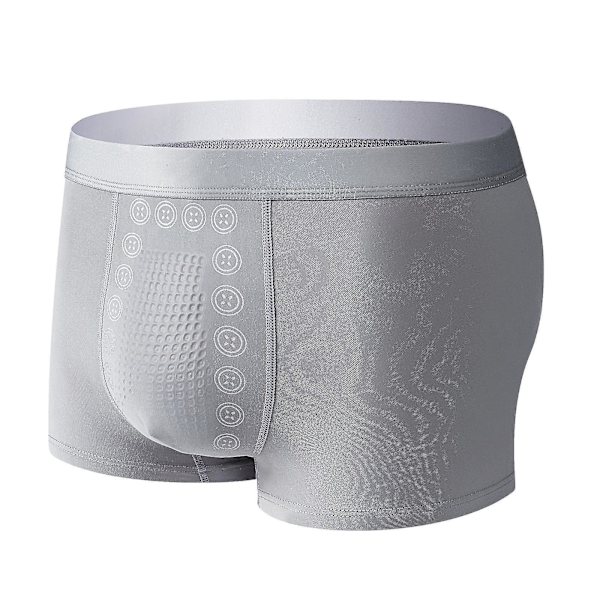 Energifältsterapi Magnetiska Boxerbriefs för Män | Grå