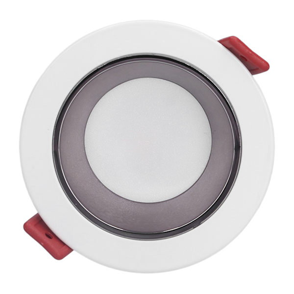 6W LED-downlight 3 färger dimbar 360LM infälld taklampa för köpcenter sovrum hotell 220V